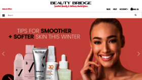 What Beautybridge.com website looked like in 2023 (1 year ago)