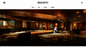 What Bkkmenu.com website looked like in 2023 (1 year ago)