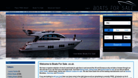 What Boatsforsale.co.uk website looked like in 2023 (1 year ago)