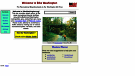 What Bikewashington.org website looked like in 2023 (1 year ago)