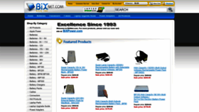 What Bixnet.com website looked like in 2023 (1 year ago)