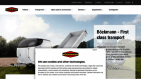 What Boeckmann.com website looked like in 2023 (1 year ago)