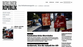 What B-republik.de website looked like in 2023 (1 year ago)