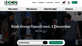 What Barkingdagenhamcollege.ac.uk website looked like in 2023 (2 years ago)