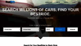 What Bestride.com website looked like in 2023 (1 year ago)