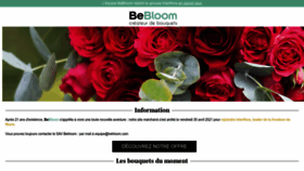 What Bebloom.com website looked like in 2023 (1 year ago)