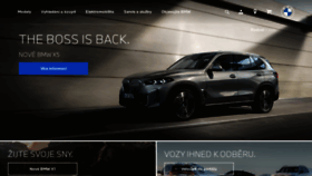 What Bmw.cz website looked like in 2023 (1 year ago)