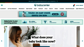 What Babycenter.com website looked like in 2023 (1 year ago)