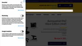 What Buroenzo.nl website looked like in 2023 (1 year ago)