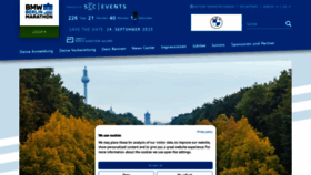 What Berlin-marathon.com website looked like in 2023 (1 year ago)