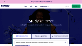 What Bartleby.com website looked like in 2023 (2 years ago)