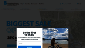 What Beachbikes.net website looked like in 2023 (1 year ago)
