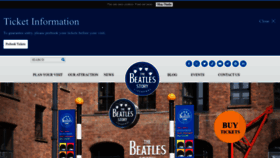What Beatlesstory.com website looked like in 2023 (1 year ago)