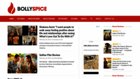 What Bollyspice.com website looked like in 2023 (1 year ago)