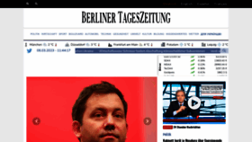 What Berlinertageszeitung.de website looked like in 2023 (3 years ago)