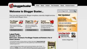 What Bloggerbuster.com website looked like in 2023 (1 year ago)