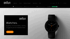 What Braun-clocks.com website looked like in 2023 (1 year ago)