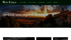 What Bellaumbria.net website looked like in 2023 (3 years ago)