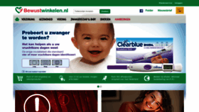 What Bewustwinkelen.nl website looked like in 2023 (1 year ago)