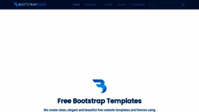 What Bootstrapmade.com website looked like in 2023 (1 year ago)