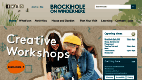 What Brockhole.co.uk website looked like in 2023 (1 year ago)