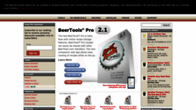 What Beertools.com website looked like in 2023 (1 year ago)