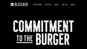 What Bleecker.co.uk website looked like in 2023 (1 year ago)