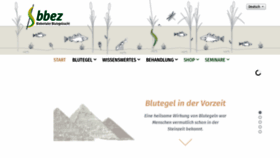 What Blutegel.de website looked like in 2023 (1 year ago)
