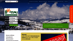 What Bernau-schwarzwald.de website looked like in 2023 (1 year ago)