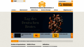 What Baeckerhandwerk.de website looked like in 2023 (1 year ago)