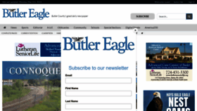 What Butlereagle.com website looked like in 2023 (1 year ago)