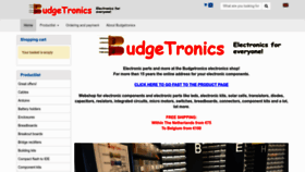 What Budgetronics.eu website looked like in 2023 (1 year ago)