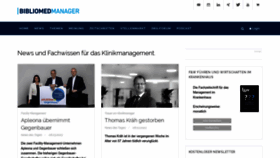 What Bibliomedmanager.de website looked like in 2023 (1 year ago)