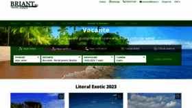 What Briant.ro website looked like in 2023 (1 year ago)
