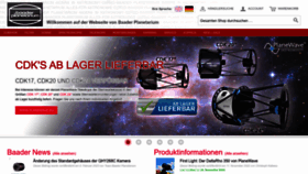 What Baader-planetarium.de website looked like in 2023 (1 year ago)