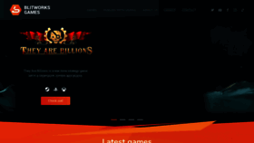 What Blitworks.com website looked like in 2023 (1 year ago)