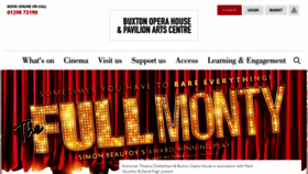 What Buxtonoperahouse.org.uk website looked like in 2023 (1 year ago)