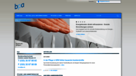 What Bpa.de website looked like in 2023 (1 year ago)