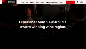 What Barossa.com website looked like in 2023 (1 year ago)