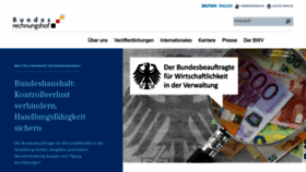 What Bundesrechnungshof.de website looked like in 2023 (2 years ago)