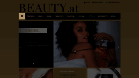 What Beauty.at website looked like in 2023 (1 year ago)