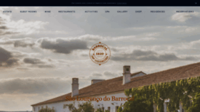 What Barrocal.pt website looked like in 2023 (1 year ago)