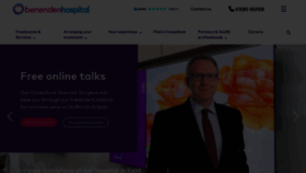 What Benendenhospital.org.uk website looked like in 2023 (1 year ago)