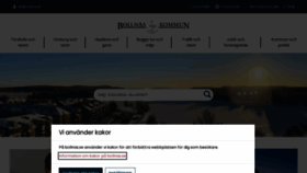 What Bollnas.se website looked like in 2023 (1 year ago)