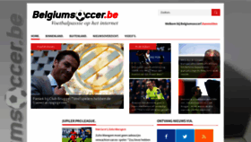 What Belgiumsoccer.be website looked like in 2023 (1 year ago)