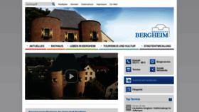 What Bergheim.de website looked like in 2023 (1 year ago)