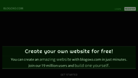 What Blogoxo.com website looked like in 2023 (1 year ago)