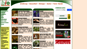What Biothemen.de website looked like in 2023 (3 years ago)
