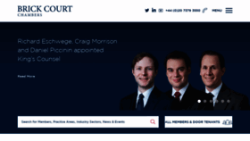 What Brickcourt.co.uk website looked like in 2023 (1 year ago)