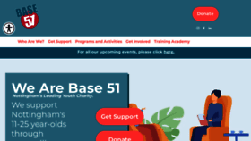 What Base51.org website looked like in 2023 (1 year ago)